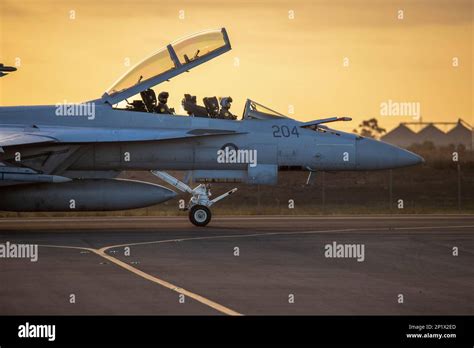 Royal Australian Air Force F A 18f Super Hornet Hi Res Stock