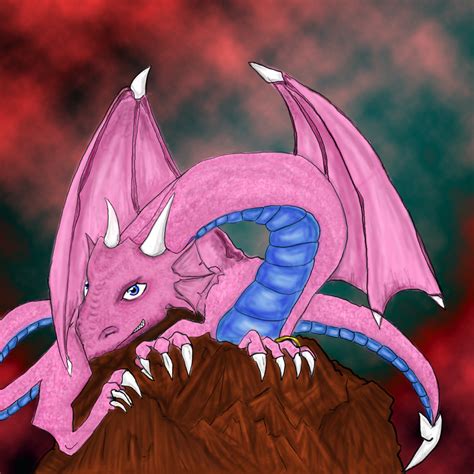 Pink dragon by Abbey-Road-Medley on DeviantArt