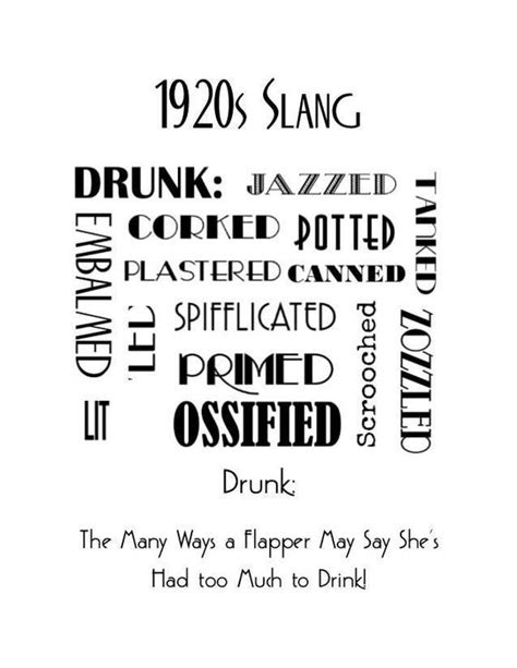 Slang Words From 1920 To 2000