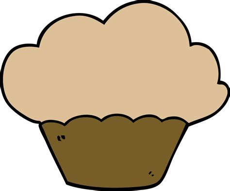 cartoon doodle muffin 12152720 Vector Art at Vecteezy