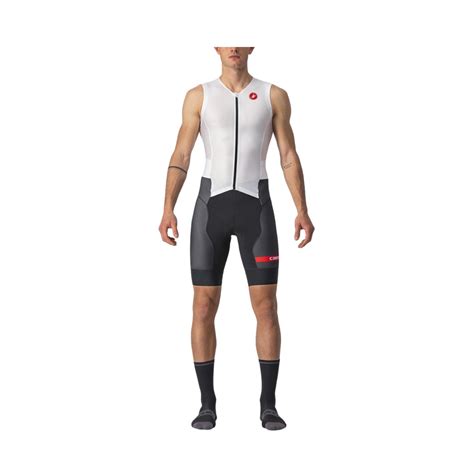 Castelli Integral Free Sanremo 2 Trifonction Sans Manches Blanc Noir