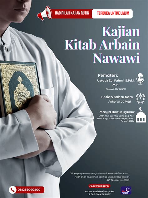 Kajian Kitab Arbain Nawawi Fkam