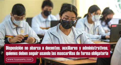 MINEDU Ministro Serna anuncia que el uso de mascarillas será