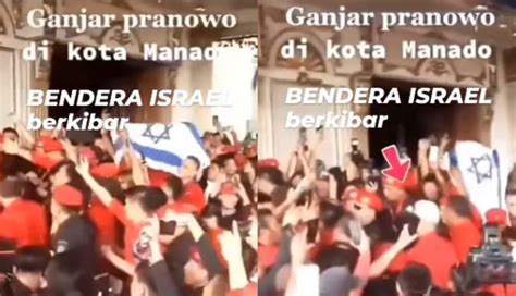 Cek Fakta Viral Video Bendera Israel Berkibar Saat Ganjar Prabowo