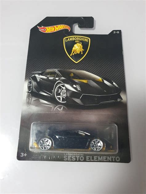 Lamborghini Sesto Elemento Hot Wheels Premium Collection Black Hobbies Toys Toys Games On
