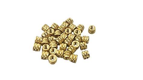 Initeq Brass Threaded Inserts For Plastics Assortment A Insert Nuts