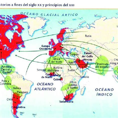 Corrientes Migratorias Mundiales Fuente Naciones Unidas 2014