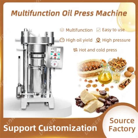 Hydraulic Cacao Oil Press Cocoa Oil Making Cocoa Bean Butter Extraction