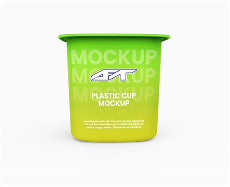 Premium Psd Plastic Cup Mockup