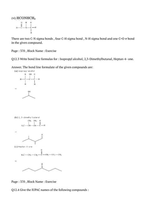 Solution Chemistry Class 11 Goc Ncert Question Paper 55 Off