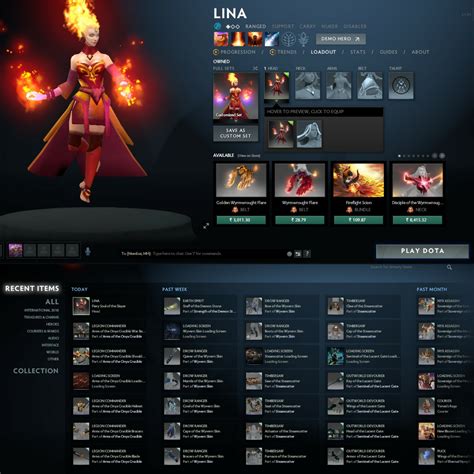 Lina Dota 2 Arcana
