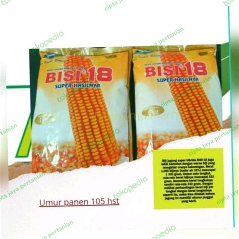 Jual Bibit Bisi 18 Benih Jagung Super Hibrida Super Hasilnya 1 Kg