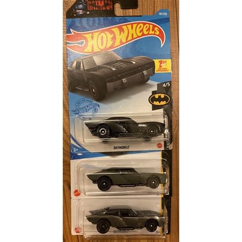 HOT WHEELS 風火輪 1 64 2022 蝙蝠車 BATMOBILE 3色一組 蝦皮購物