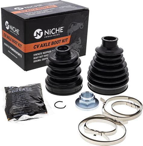 Amazon Caltric Rear Axle Outer And Inner Cv Boot Kit Compatible