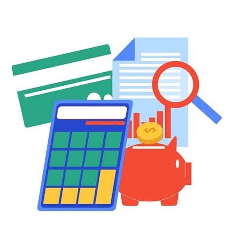 Premium Vector | Budgeting Financial Planning Credit Cards