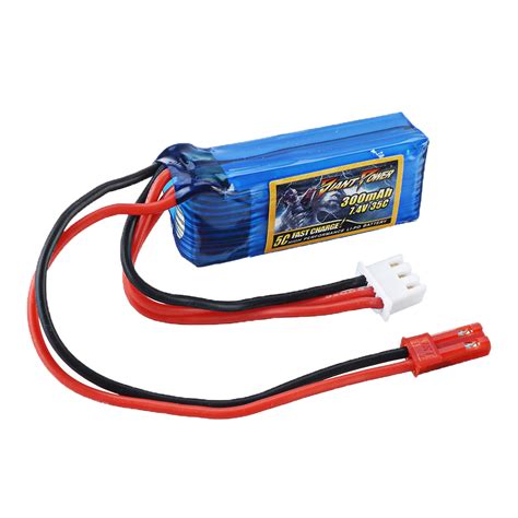 Dinogy 7 4v 300mah 35c 2s Lipo Battery Jst Plug For Rc Racing Drone