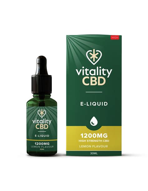 Vitality Cbd Broad Spectrum Cbd E Liquid Lemon Flavour 30ml