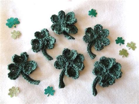 18 Crochet Clovers And Shamrock Patterns For St Patricks Day