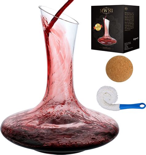 Luxbe Carafe Vin Ml Avec Couvercle Verseur A Rateur En