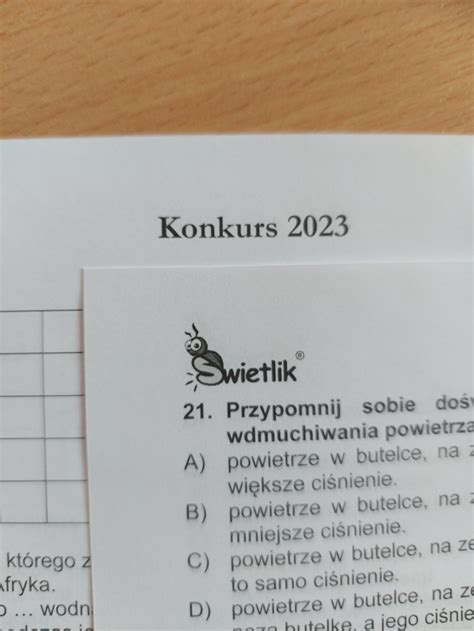 Og Lnopolski Konkurs Nauk Przyrodniczych Szko A Podstawowa W Bielanach