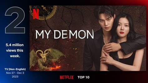 "My Demon" Ranks 2nd on Netflix Top 10, "The Story of Park's Marriage ...