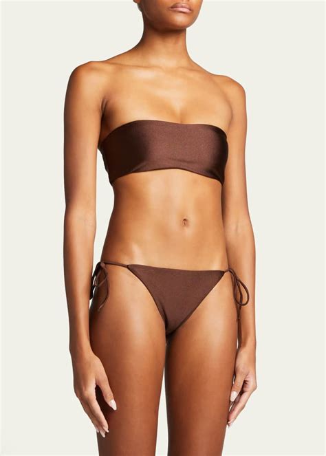 Jade Swim All Around Bandeau Bikini Top Bergdorf Goodman