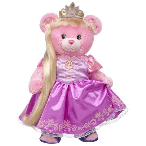 Disney Princess Bear In Rapunzel Costume Build A Bear Workshop Us The Wig Glows In The Dark