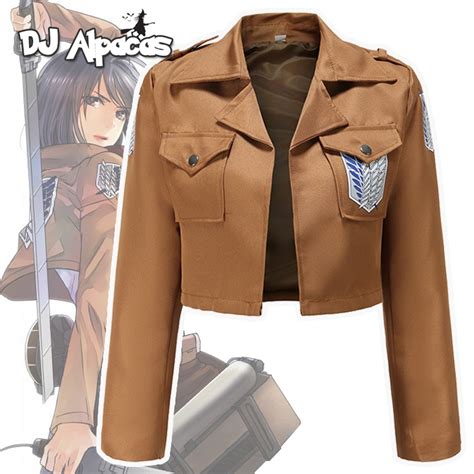 Disfraz De Ataque A Los Titanes Disfraz De Shingeki No Kyojin Chaqueta