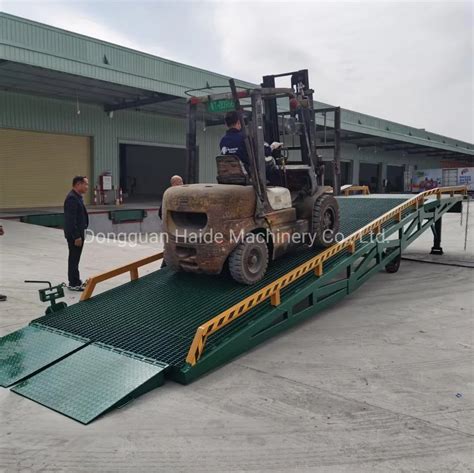 Ce Approved 10ton 15ton 20ton Mobile Container Loading Unloading Dock