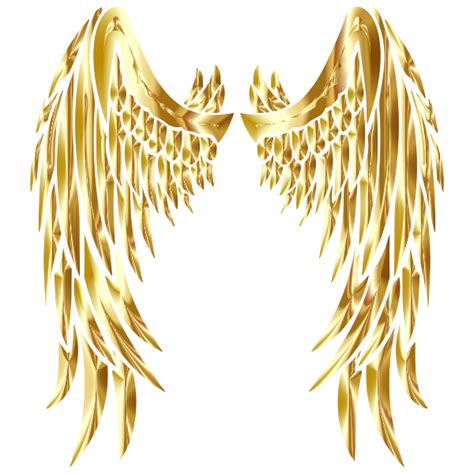 Gold Angel Wings No Bg Free Svg