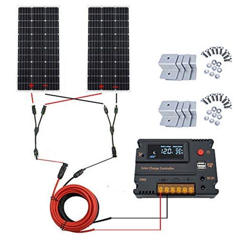 Buy ECO WORTHY 200 Watts 12 Volts Portable Monocrystalline Solar Panels