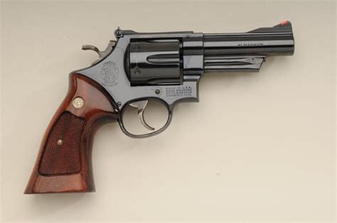 Smith And Wesson Model 57 41 Magnum Caliber Double Action Revolver Blue