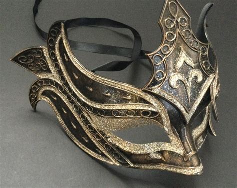 Gold Masquerade Mask, Ball Party Mask, Phantom Mask, Mens Mask ...