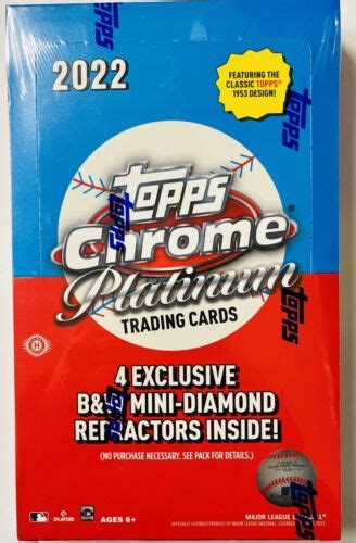 2022 Topps Chrome Platinum Baseball Hobby Lite Box Factory Sealed EBay