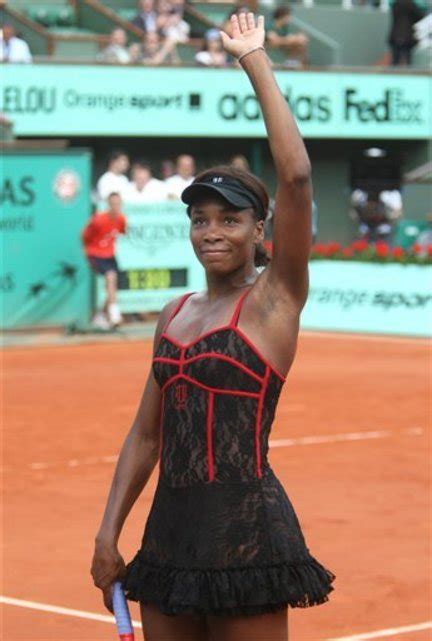 Venus Williams French Open Outfit Cheers Lace Industry