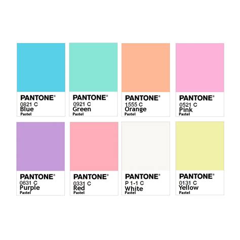 Pantone Metallic Color Chart