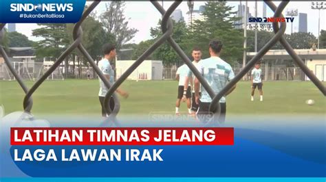 Latihan Timnas Jelang Laga Lawan Irak Digelar Di Lapangan Abc Gelora