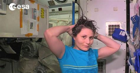 How To Take A Shower In Space Cbs News