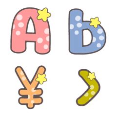 Abc Alphabet Cute Emoji V Line Line Store