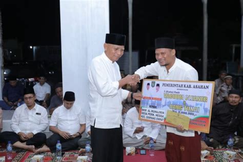 Bupati Asahan Tutup Kegiatan Safari Ramadhan Di Desa Perkebunan Hessa