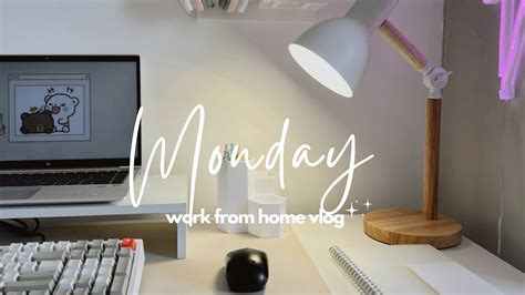 Work With Me Monday WFH Routine 9am To 7pm Shift Silent Vlog