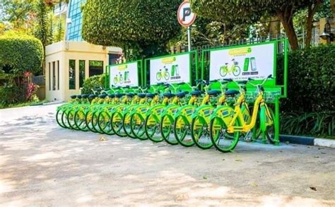 Des vélos électriques en libre service à Kigali capitale du Rwanda