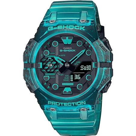 Casio G Shock GAB001G 2A Reloj Anal Gico Digital Verde Transparente