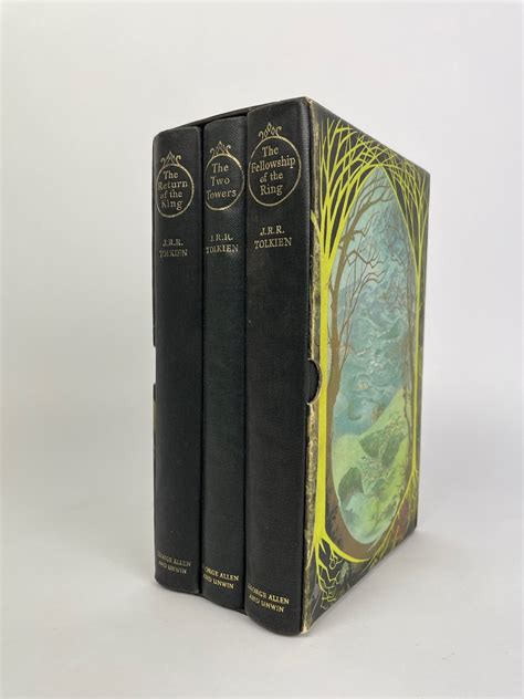 1963 1st Uk Lord Of The Rings Deluxe Edition With Pauline Baynes Slipcase By Tolkien J R R