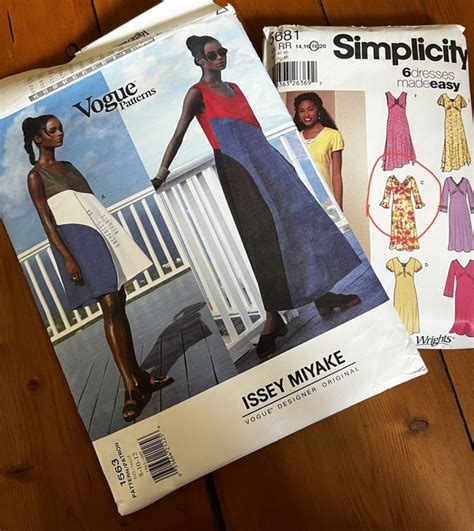 Vogue Patterns Issey Miyake Dress 1563 OOP Pattern Review By Mcplourde