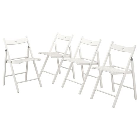 Ikea стул раскладной белый - 95 фото