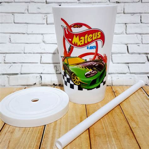 10 Copos Happy Hot Wheels Elo7 Produtos Especiais