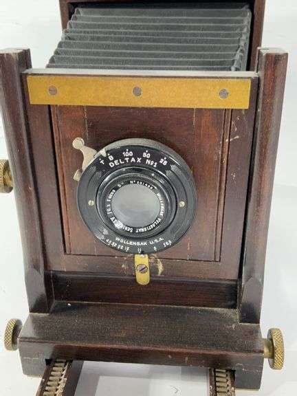 Vintage Wood Camera Agfa Ansco Corporation Hash Auctions