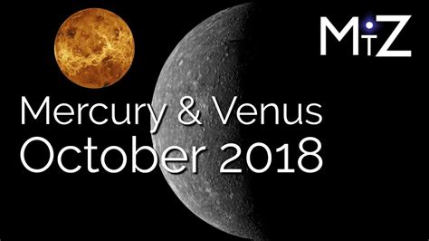 Mercury Conjunct Venus October 15th 2018 True Sidereal Astrology Youtube