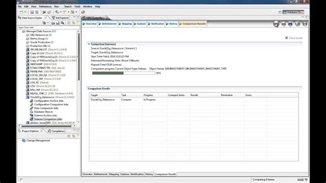 Comparing Schemas With DB Change Manager YouTube